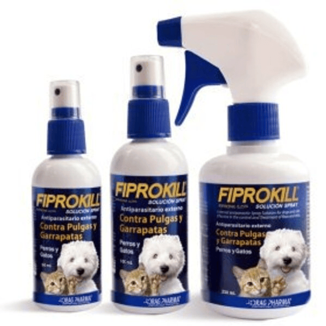 FiproKill Spray 100 ml Contra Pulgas Garrapatas