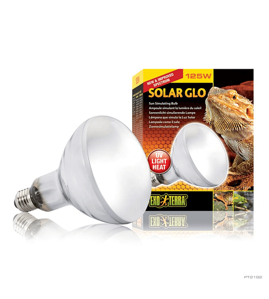 Lampada Exo Terra Solar Glo 125W Per Rettili - Luce UVA/UVB, Calore E Spettro Completo | Attacco E27 - Foto 11