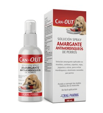 Amargante Antimordiscos Can Out Spray 100 ml.