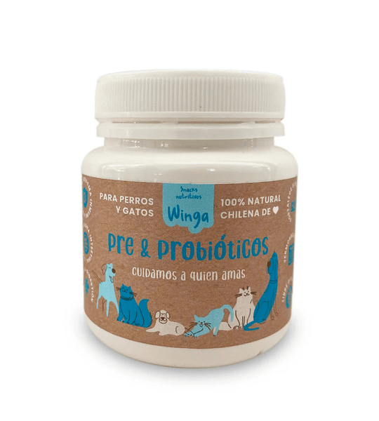 Pre y Probióticos para Perros y Gatos 60 g.