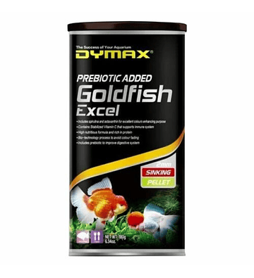 Goldfish Excel Pellet 400ml- 180g Dymax