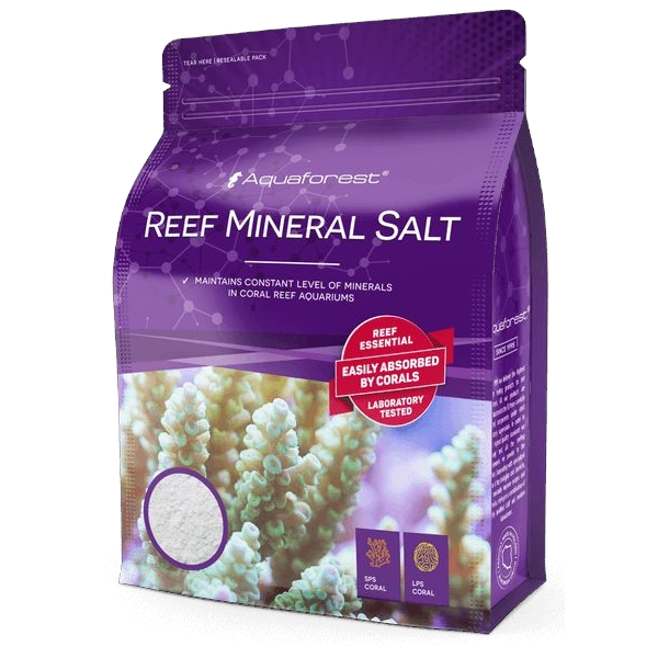 Sal mineral de arrecife Reef Salt Mineral 800g Aquaforest  1