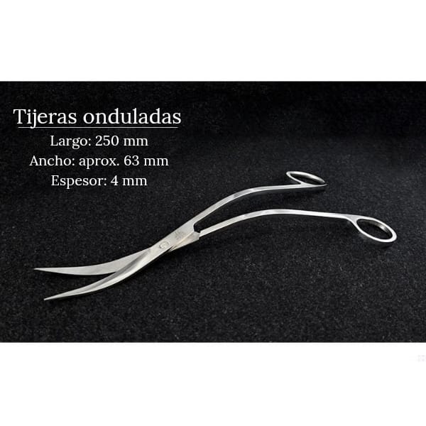 Tijera Ondulada Acero Inoxidable Week Aqua 2