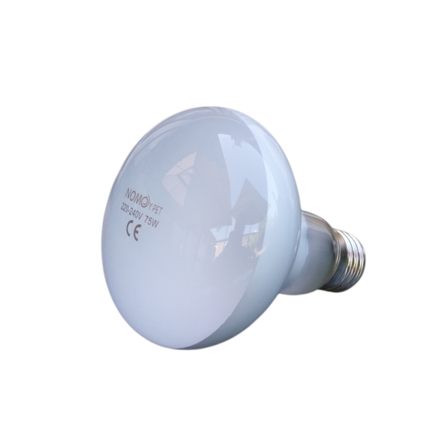 Ampolleta Esmerilada UVA Luz día 75 watts Nomoy Pet  2