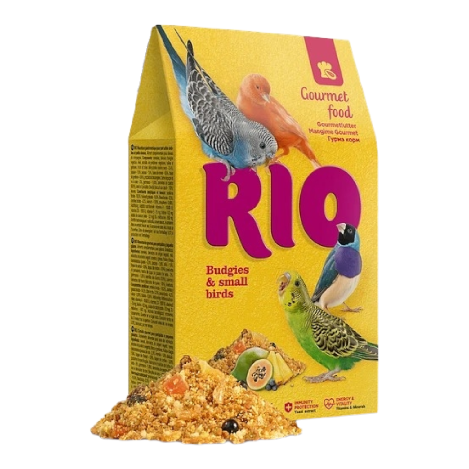 Alimentación Gourmet para Periquitos y Aves Pequeñas 250g Rio 1