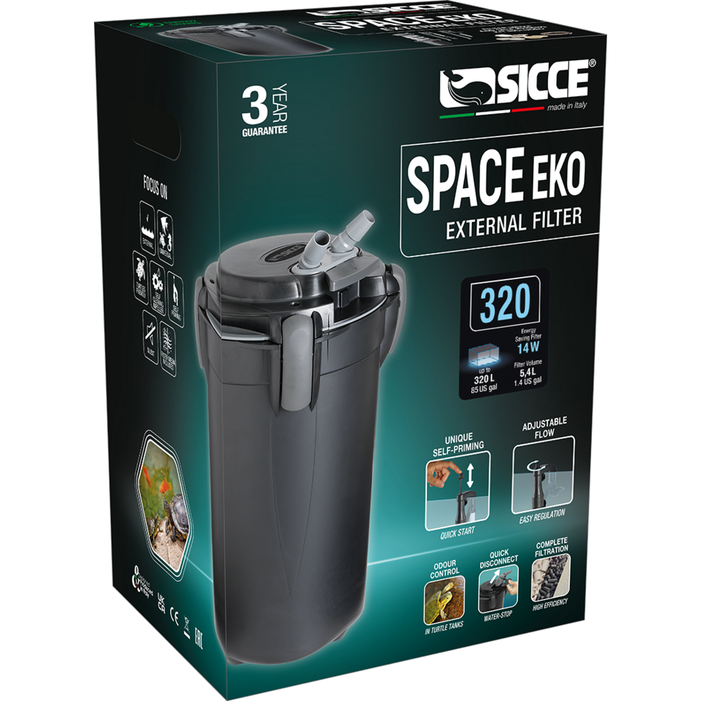 Filtro Externo Serie Space Eko Sicce - Italia 10