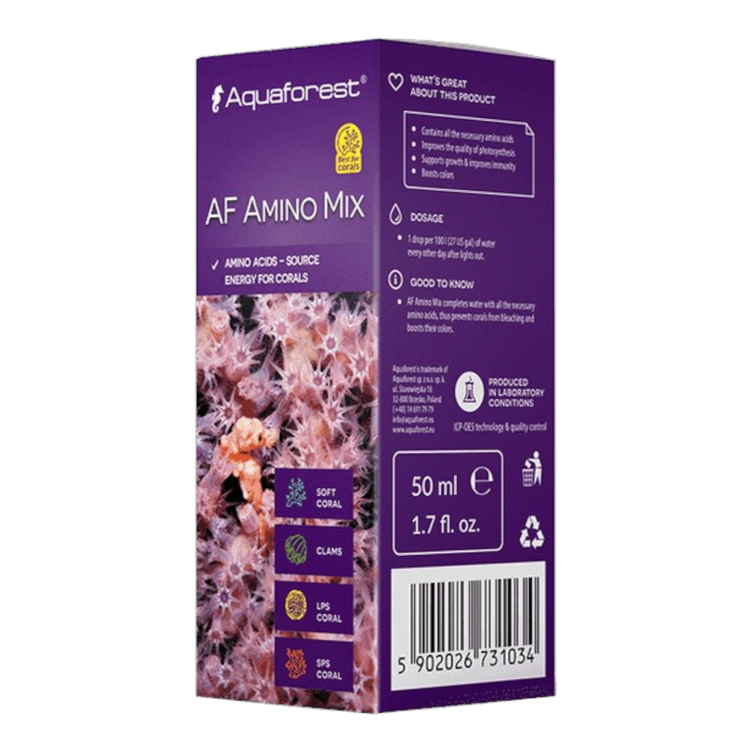 Mezcla de Aminoacidos AF Amino Mix 10 ml Aquaforest 2