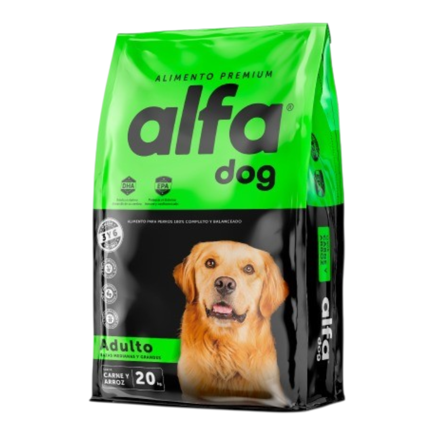 Alfa Dog Premium Perro Adulto Razas Medianas y Grandes 1
