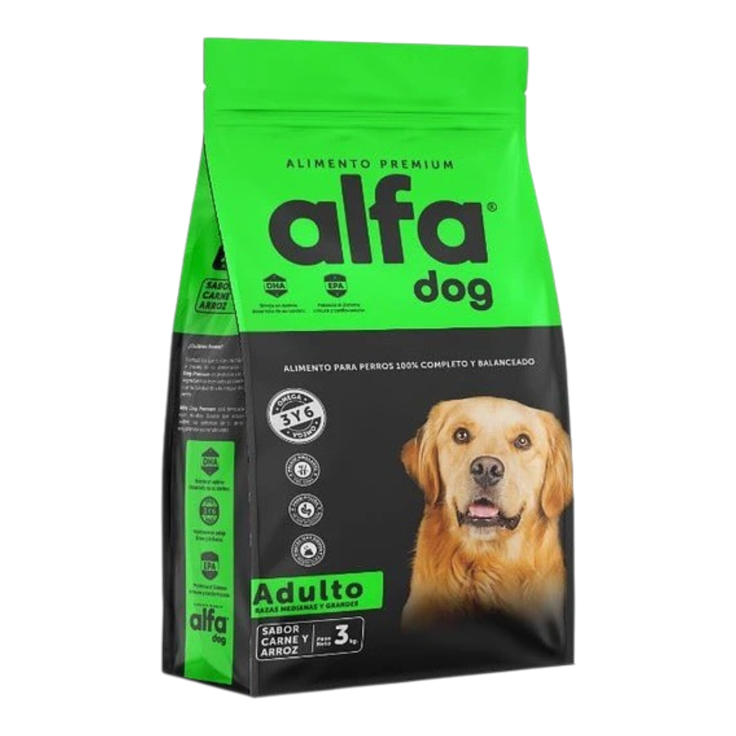 Alfa Dog Premium Perro Adulto Razas Medianas y Grandes 2
