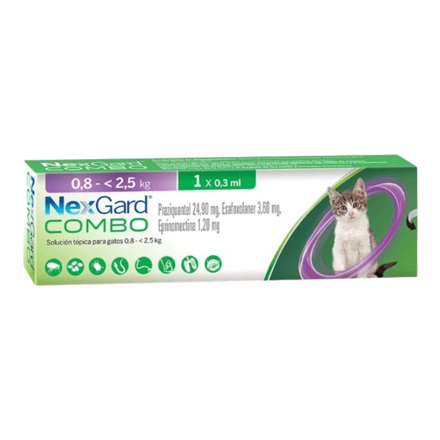 NexGard Combo Gato 0,8 a 2,5 kilos 1