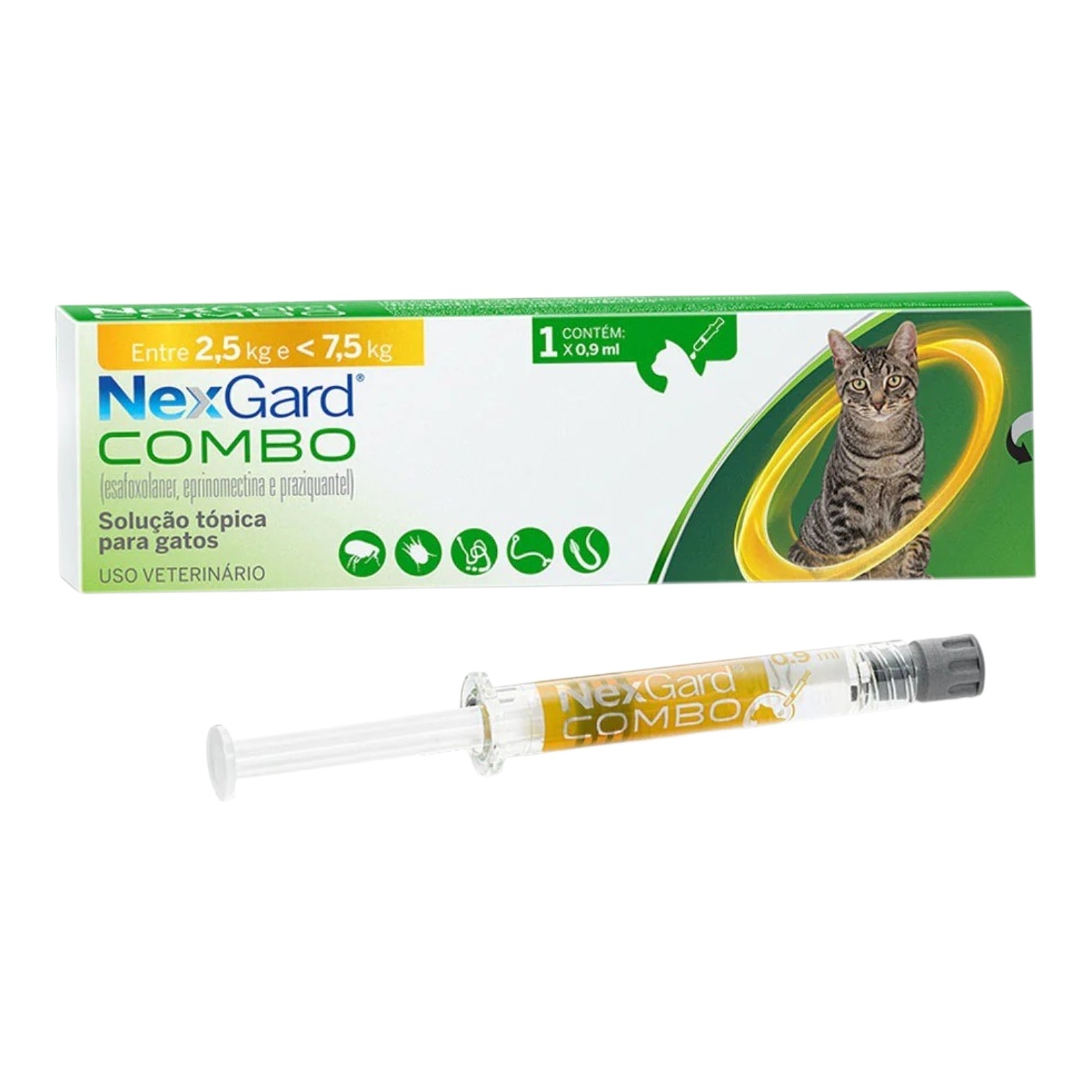 NexGard Combo Gato 2,5 a 7,5 kilos 2