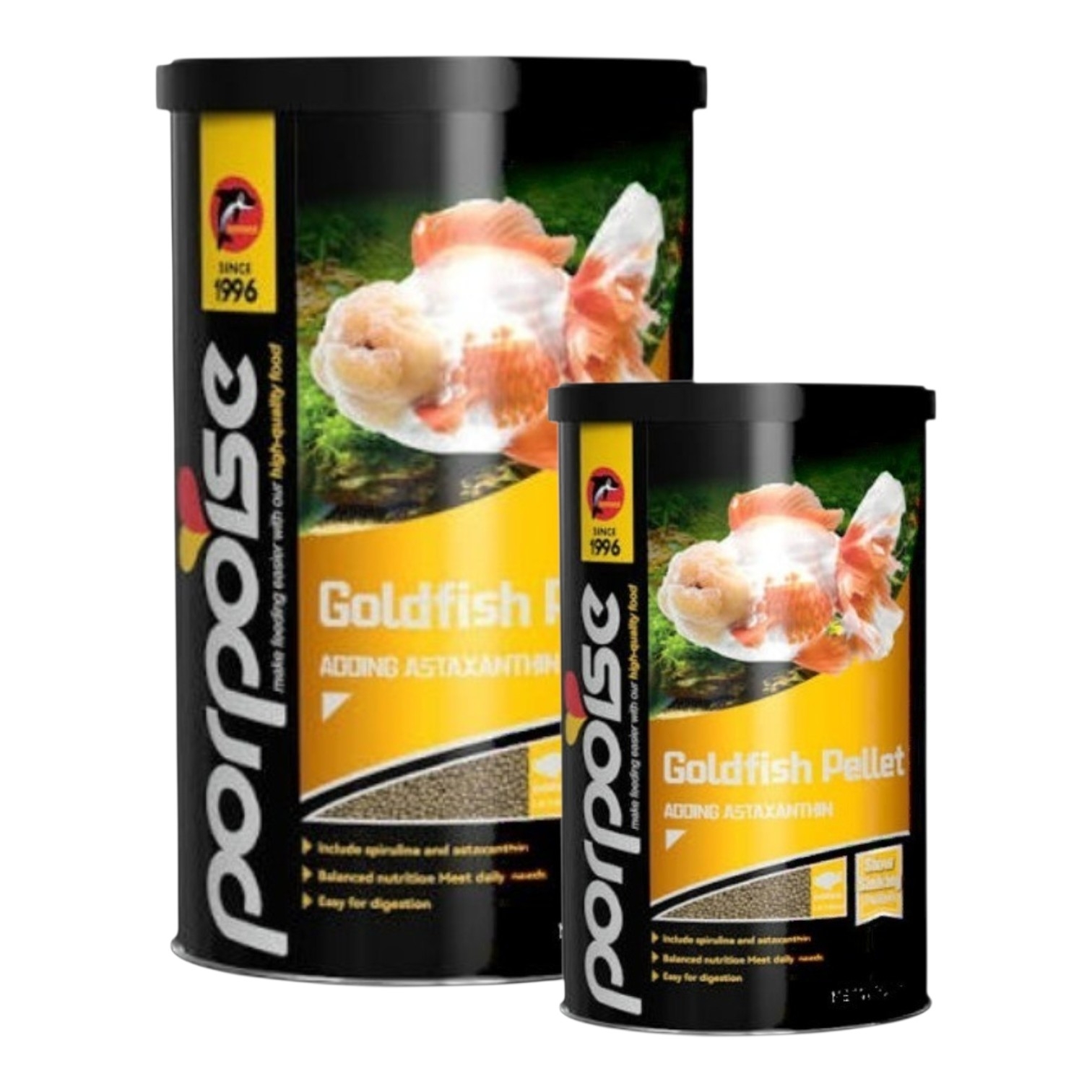Porpoise Goldfish Pellet Pellet Hundimiento Lento  1