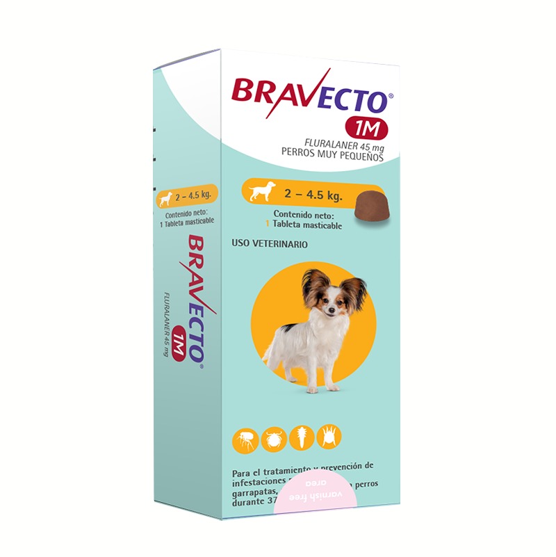 Antiparasitario Bravecto 1M (37 días) Perros  2