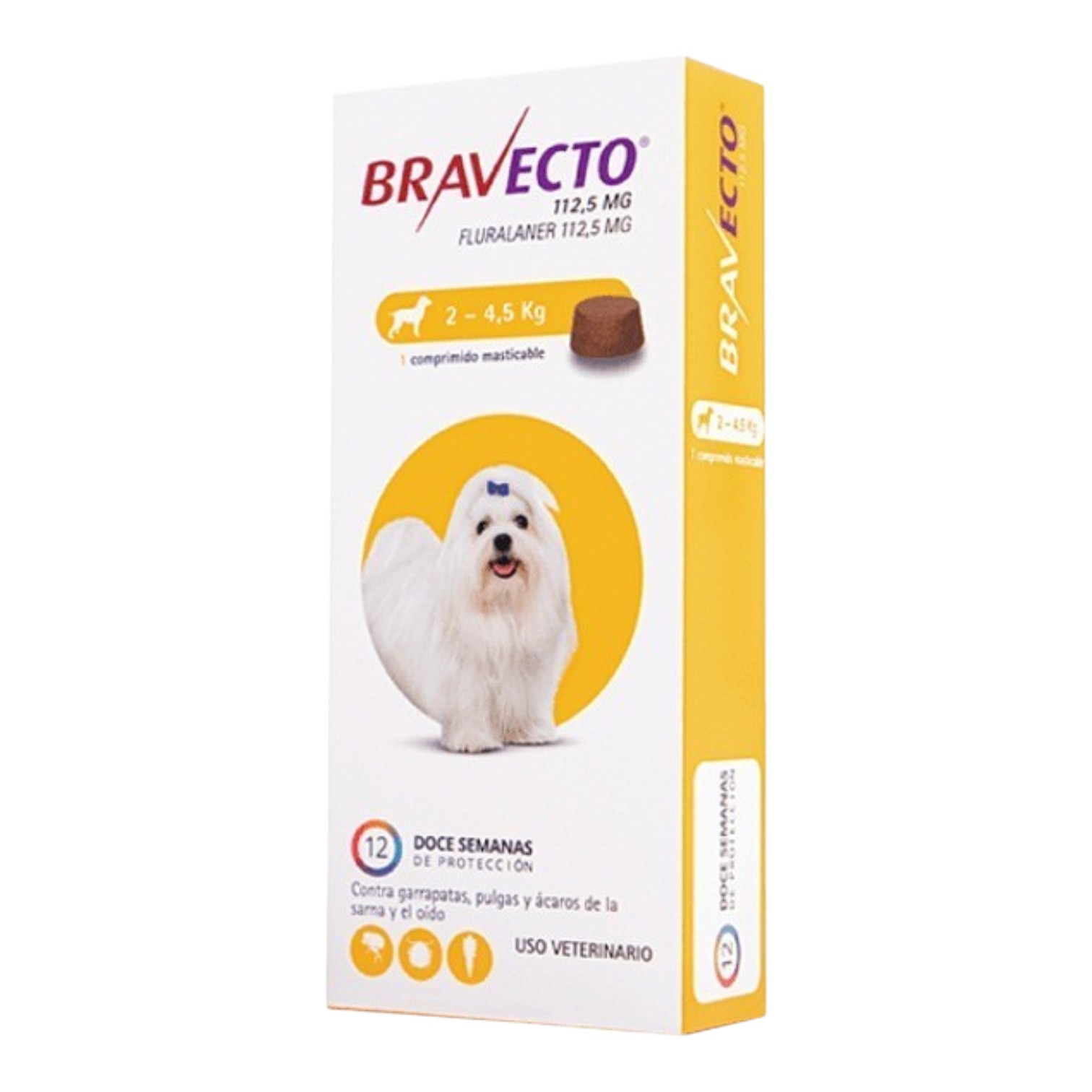 Antiparasitario Bravecto 3M (12 semanas) Perro 2