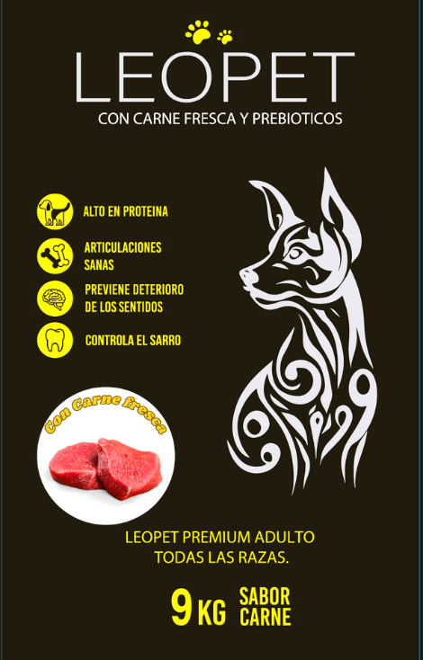 LeoPet Alimento Premium Todas las Rasas 9kg + 1kg 2