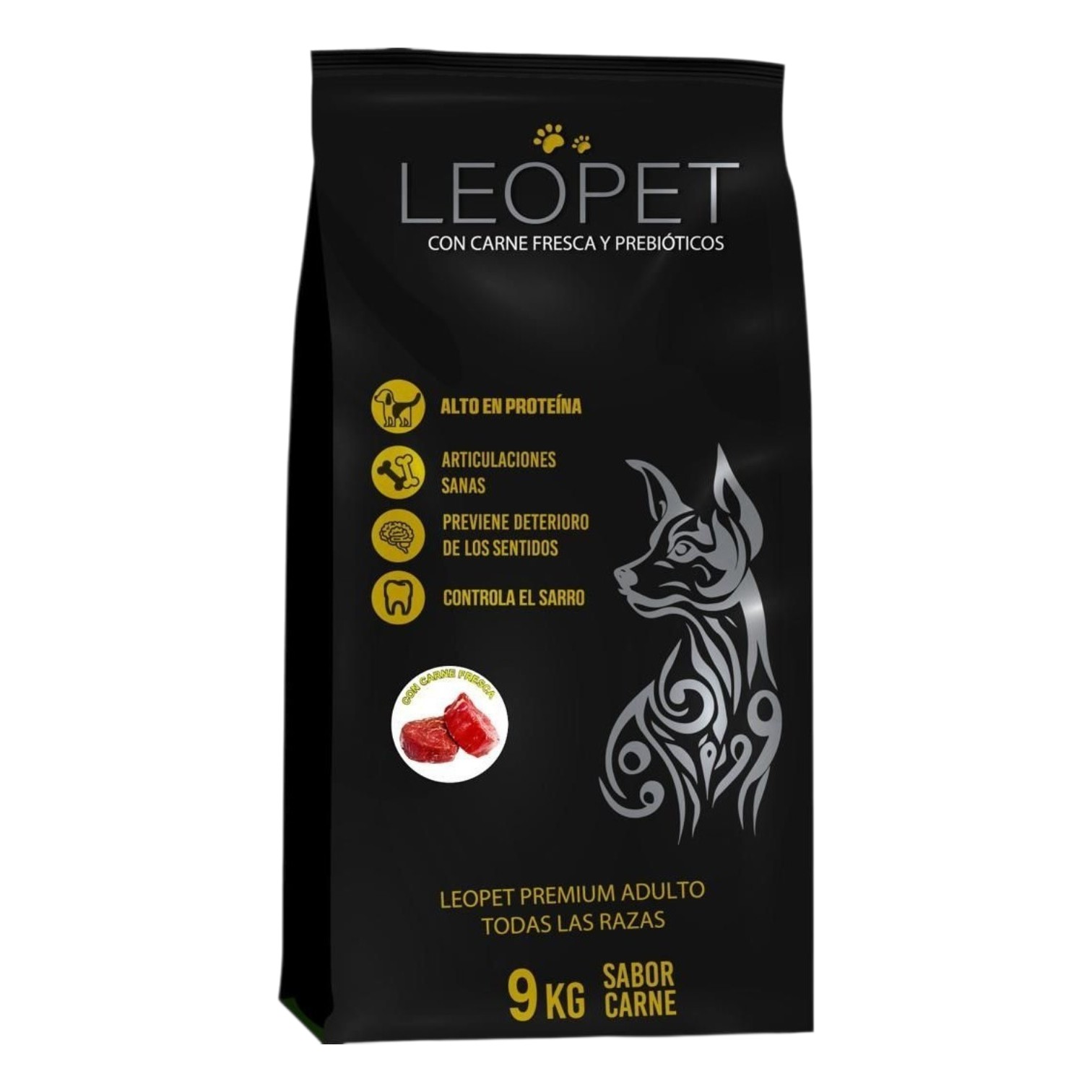LeoPet Alimento Premium Todas las Rasas 9kg + 1kg 1
