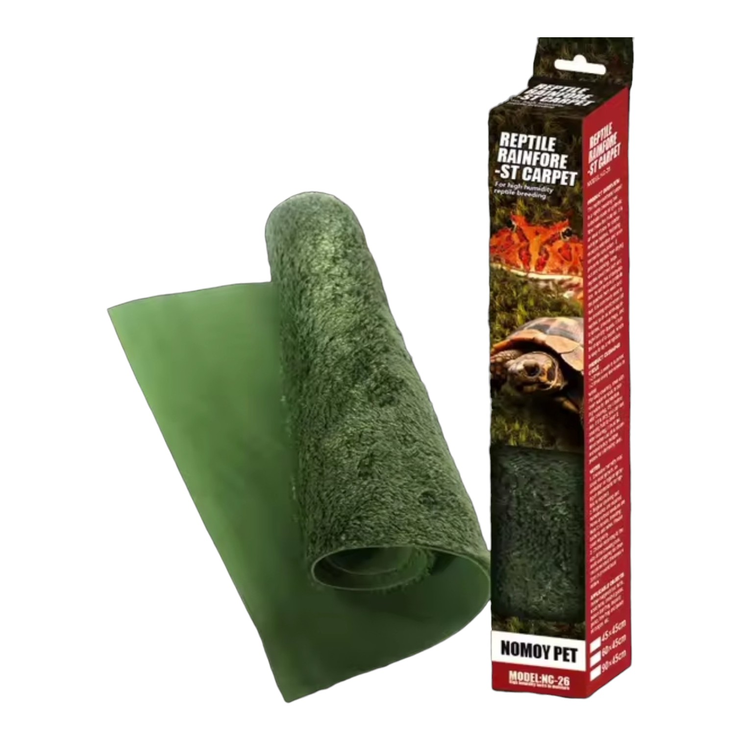 Alfombra Sustrato Reptil Nomoy Pet NC-26 | 45x45 y 45x90 cm 1