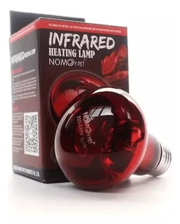 Ampolleta Infrarroja Nomoy Pet ND-21 Calefacción Reptiles Aves 1