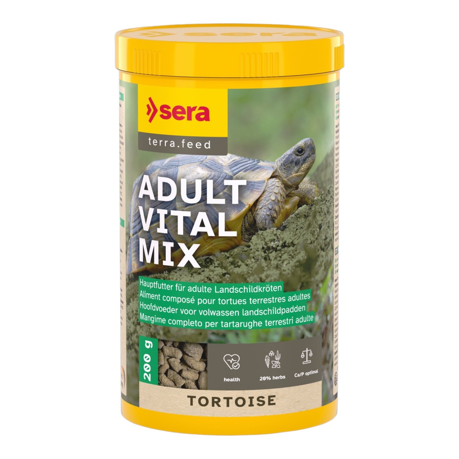 Alimento Sera Tortoise Adult Vital Mix 1000ml - 200g | Comida para Tortuga de Tierra 1