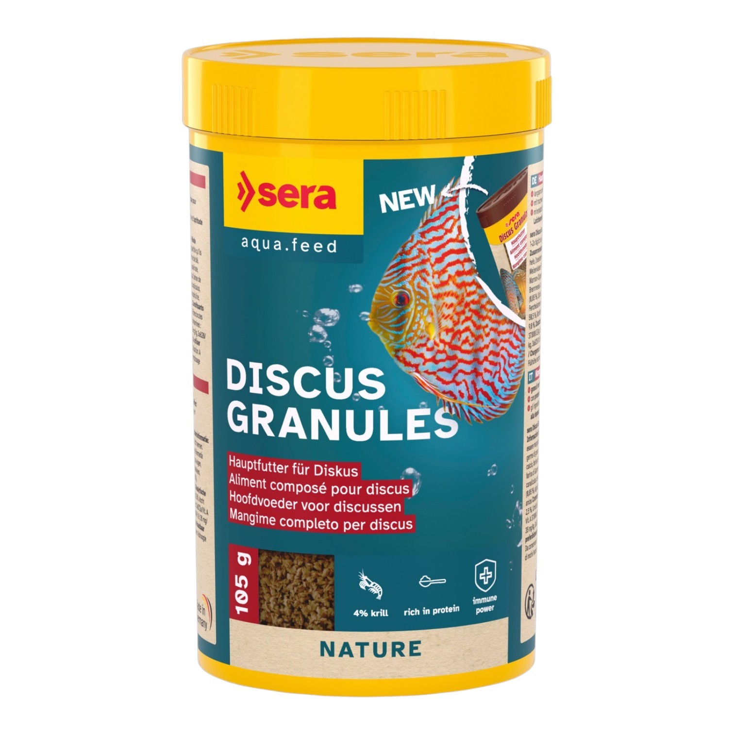 Sera Discus Granulat Nature 250ml (105gr) 1