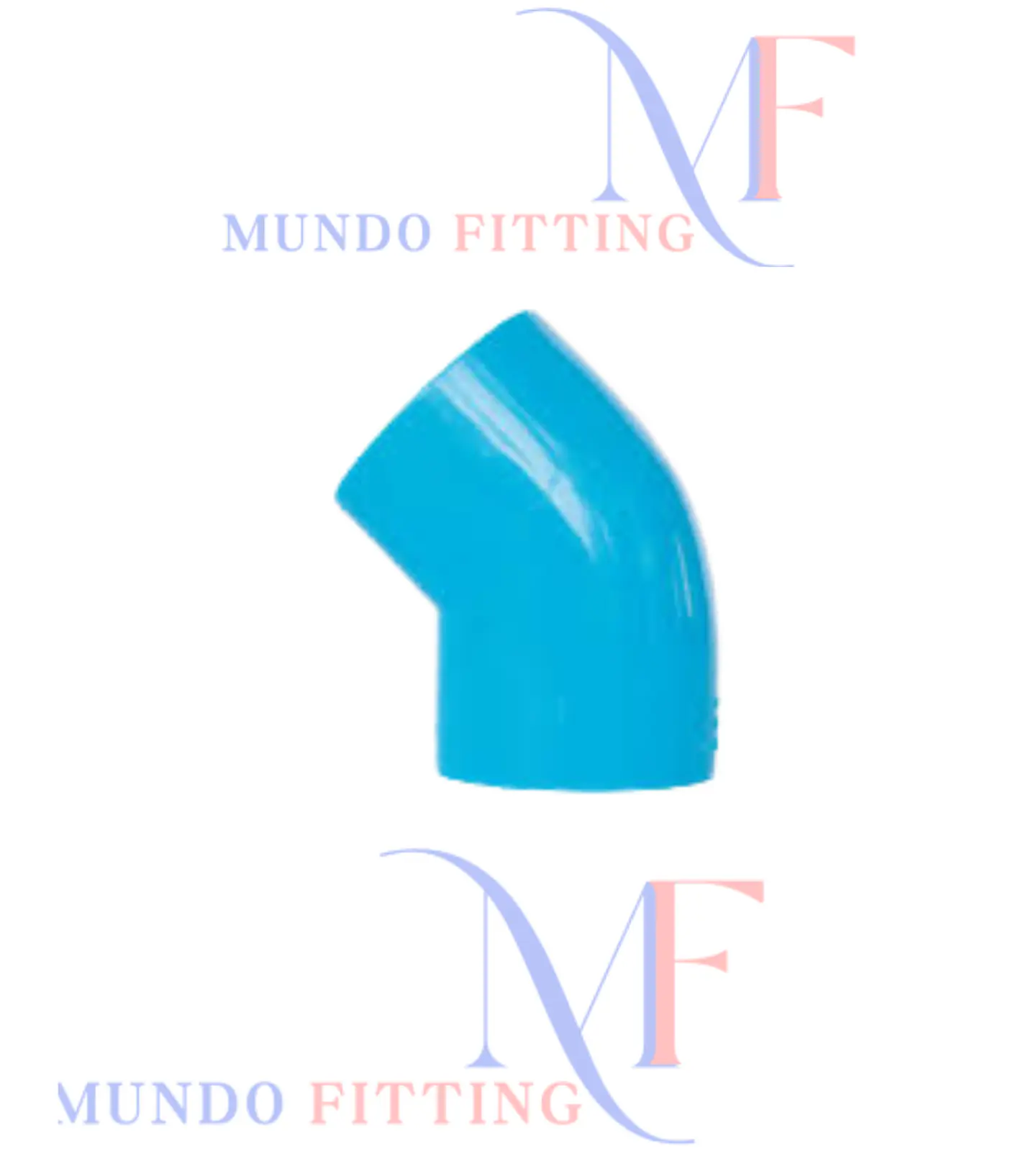 CODO PVC PRESION 45º 1
