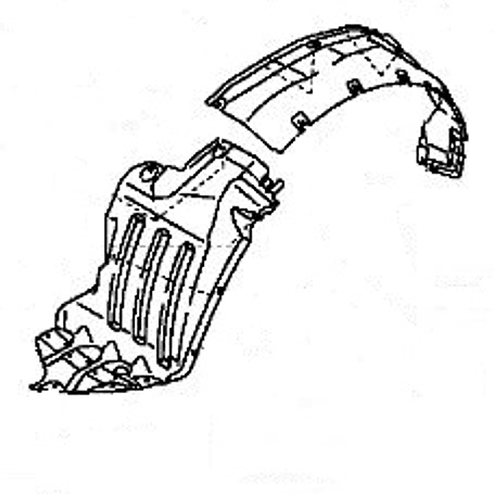 Guardafango Delantero Derecho (RH) Juego 2