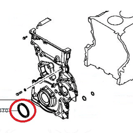 Retén Cigüeñal Delantero 2