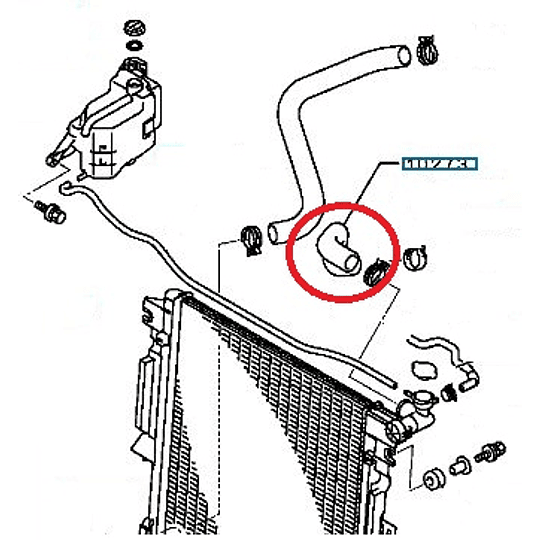 Manguera Superior de Radiador