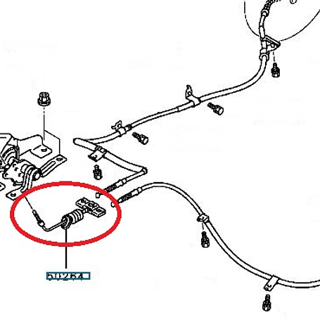 Piola de Freno Central 2