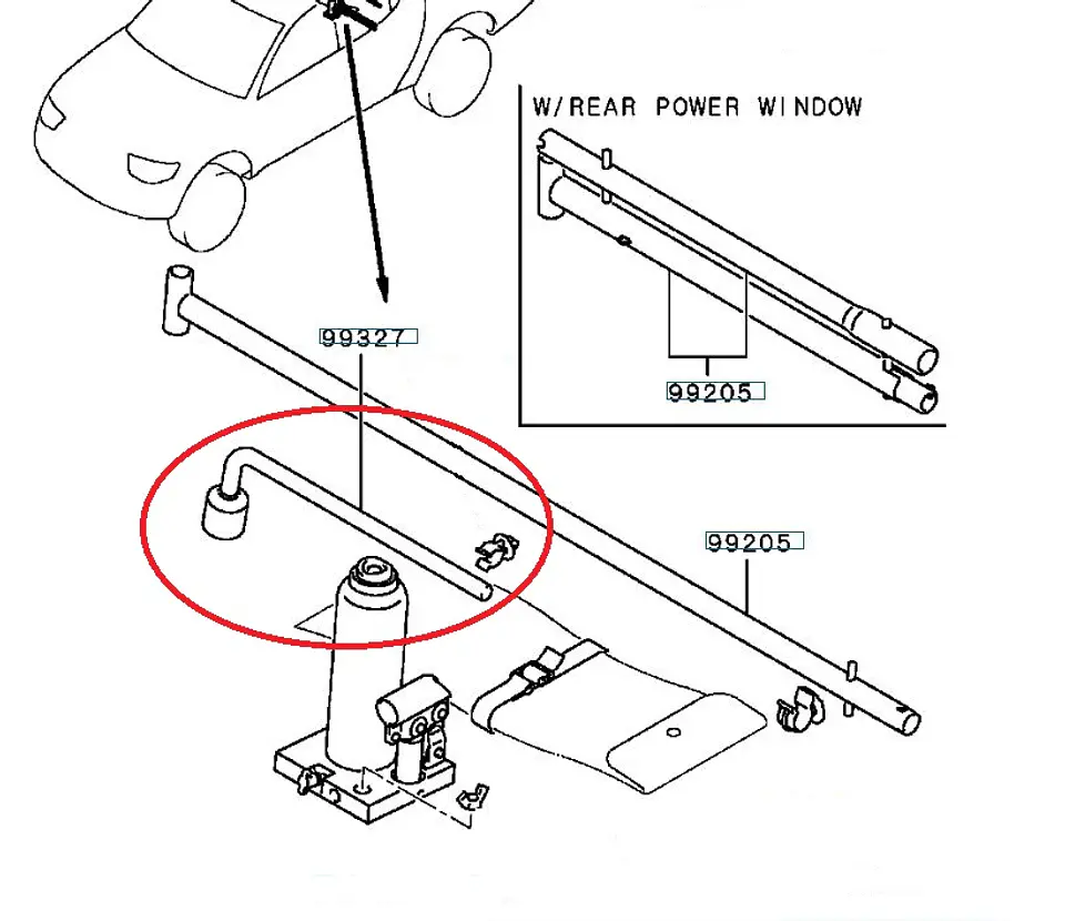 Llave de Rueda 2006-2023 | Original — L200 KB4/KL1/KK1 2
