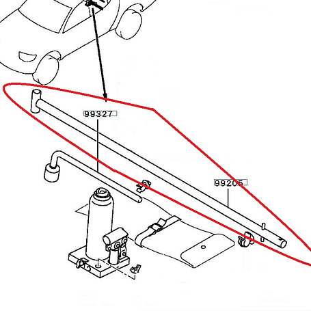 Varilla Rueda de Repuesto 2