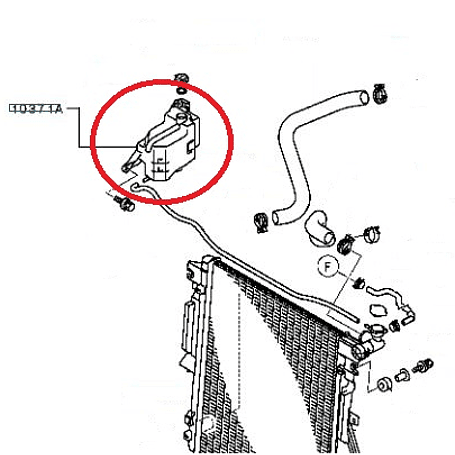 Deposito De Agua Radiador Original 2