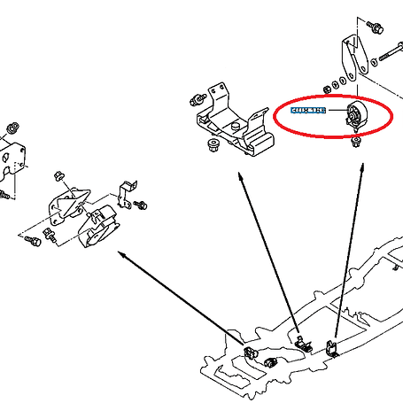 Soporte Motor Trasero 2