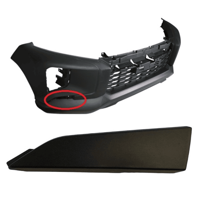 Moldura Inferior DER Parachoque WORK 1