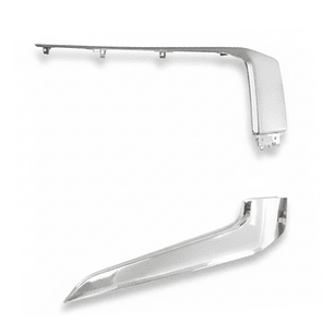 Juego Moldura Cromada Parachoque Lado Derecho