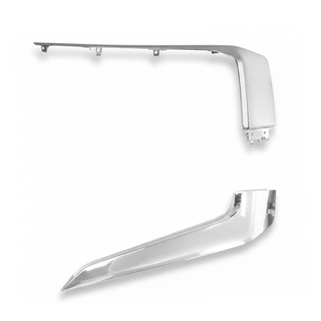 Juego Moldura Cromada Parachoque Lado Derecho 1