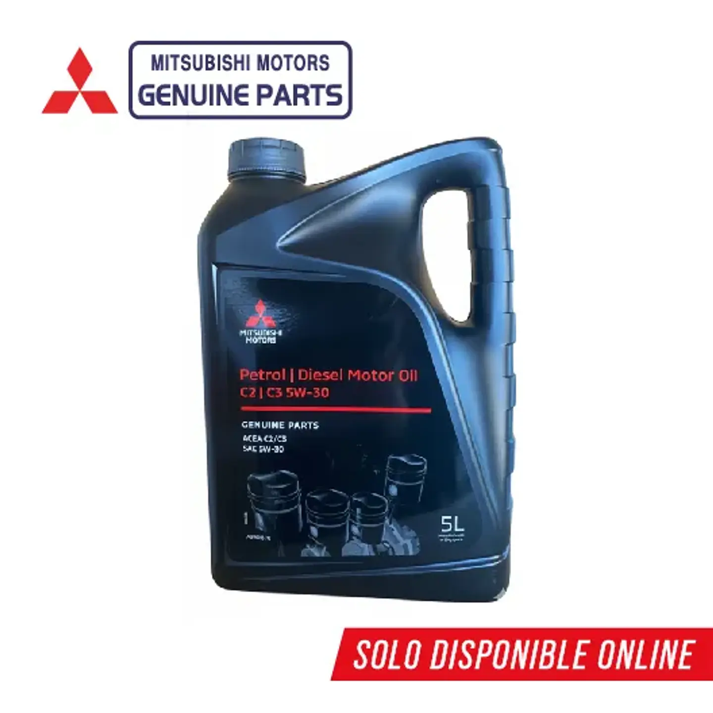 Aceite Motor Mitsubishi 5W30 DPF 5LT 2006-presente | Original — L200 KB4/KL1/KK1/LC4T 1