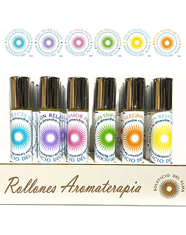 Roll-On Aromaterapia Pack completo - 6 unidades