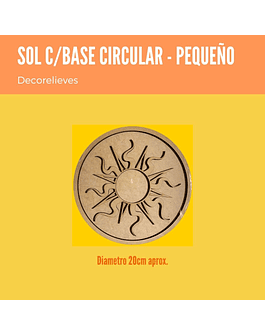 SOL PEQUEÑO C/ BASE CIRCULAR