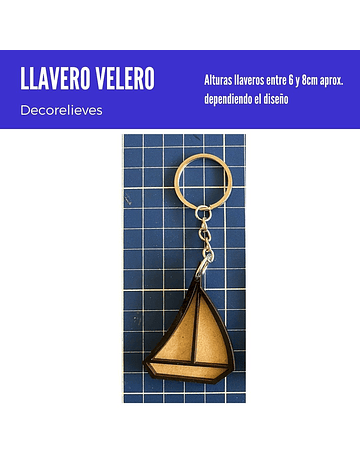 LLAVEROS - DISEÑOS VARIOS X UNIDAD