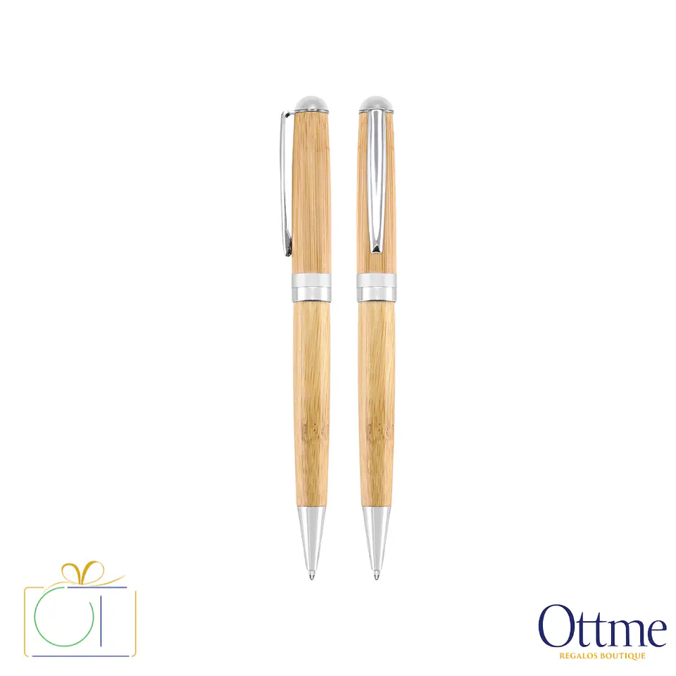Bolígrafo Bamboo Enviro Personalizable 1