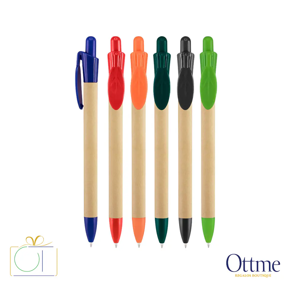 Bolígrafo Ecológico Leave Personalizable 1