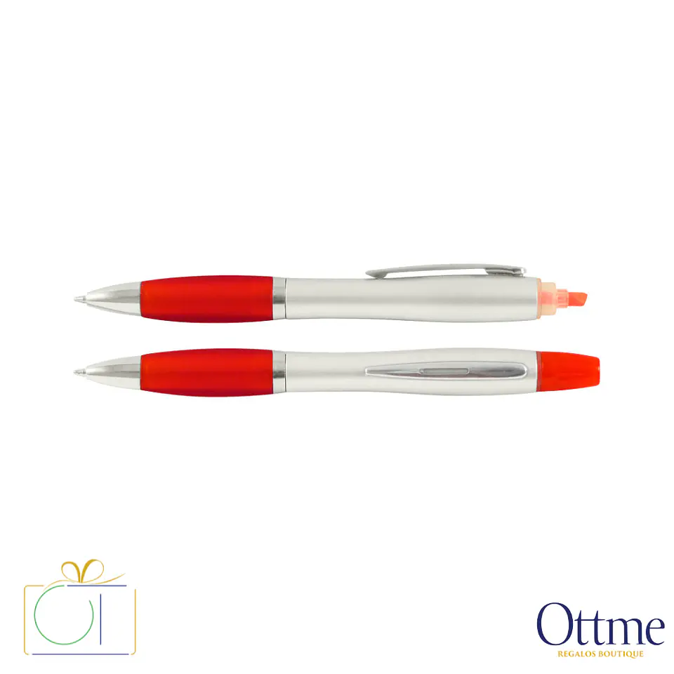 Bolígrafo con Destacador Wind Satin Personalizable 6