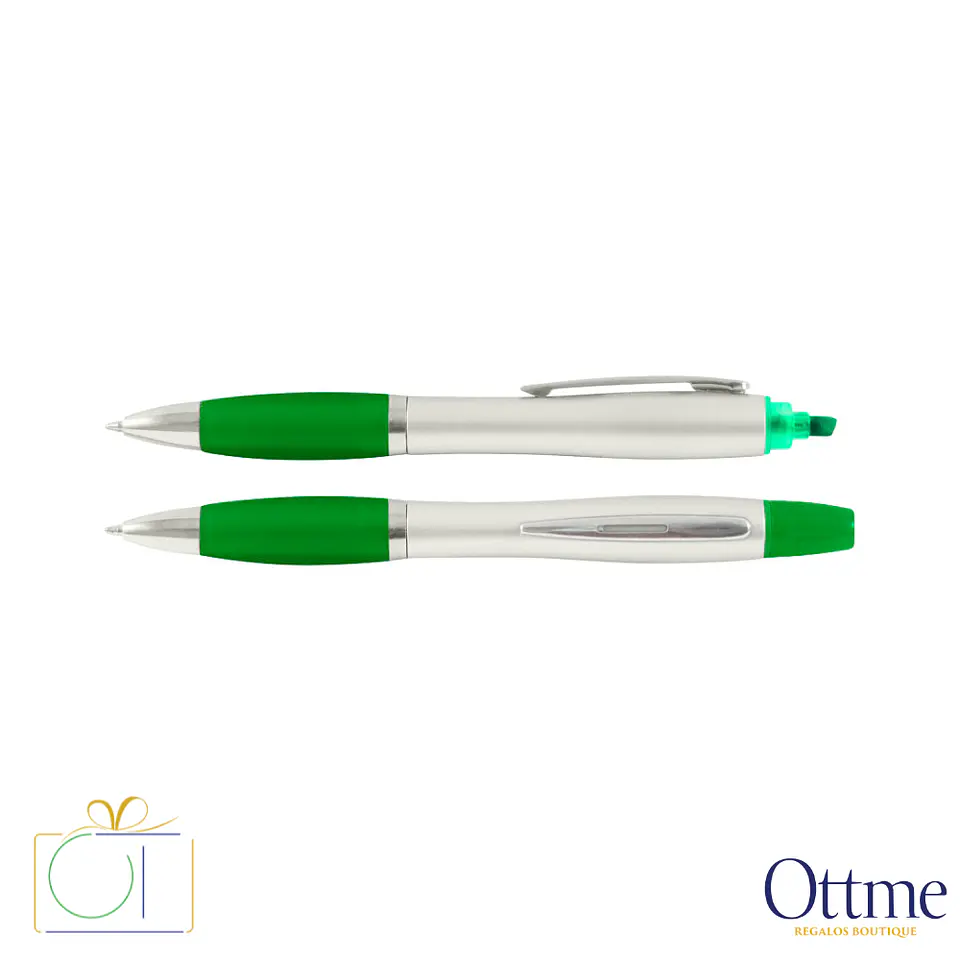 Bolígrafo con Destacador Wind Satin Personalizable 7