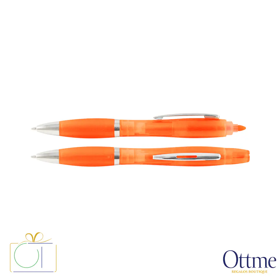 Bolígrafo con Destacador Wind Color Personalizable 5