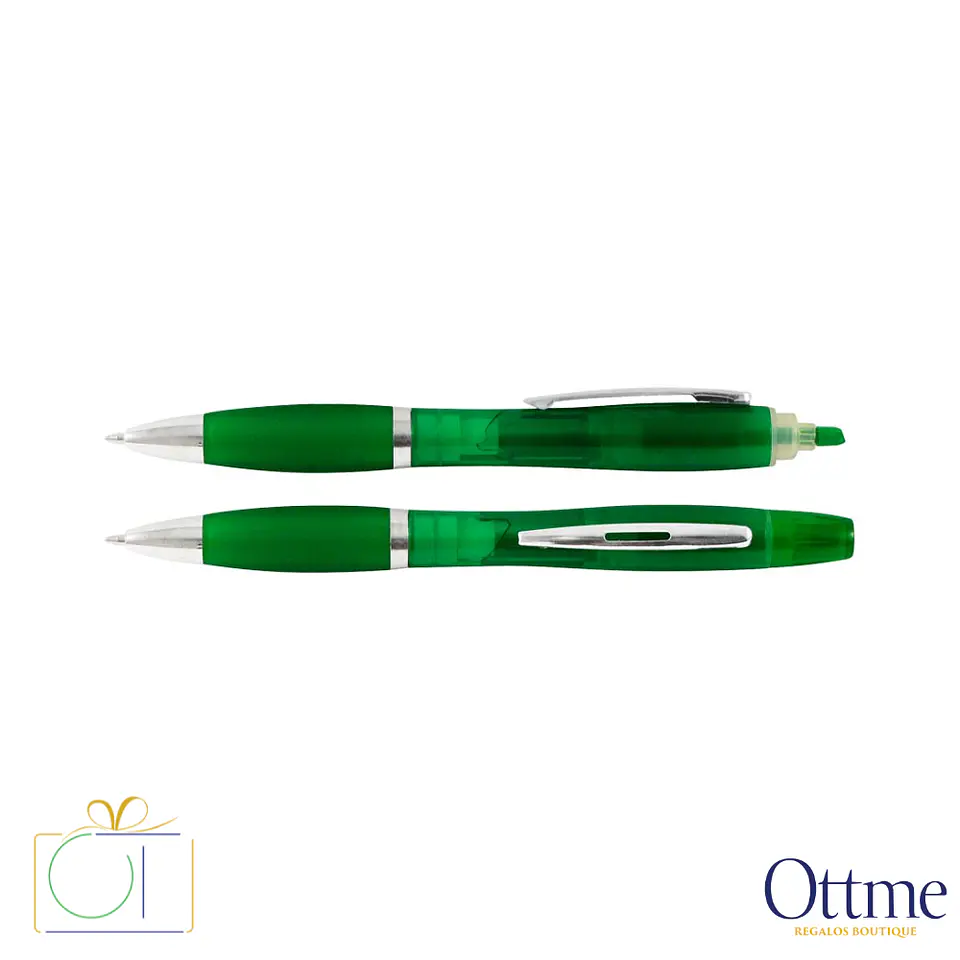 Bolígrafo con Destacador Wind Color Personalizable 7