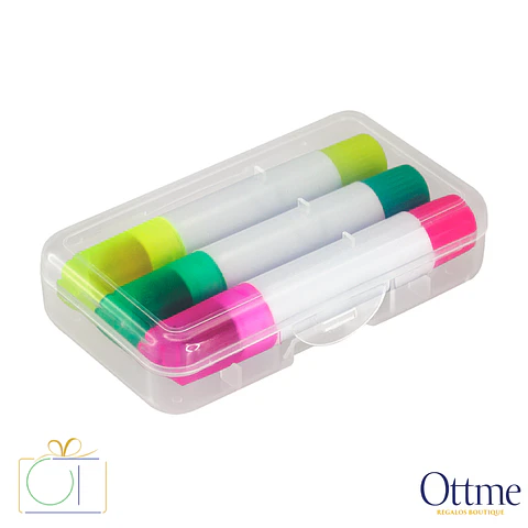 Set 3 Destacadores de Cera Personalizable