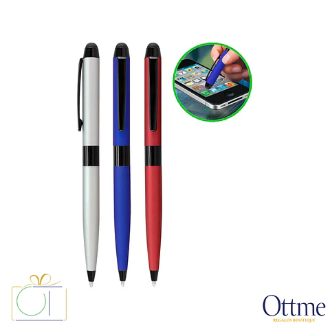 Bolígrafo Metálico Bauhaus Touch Personalizable