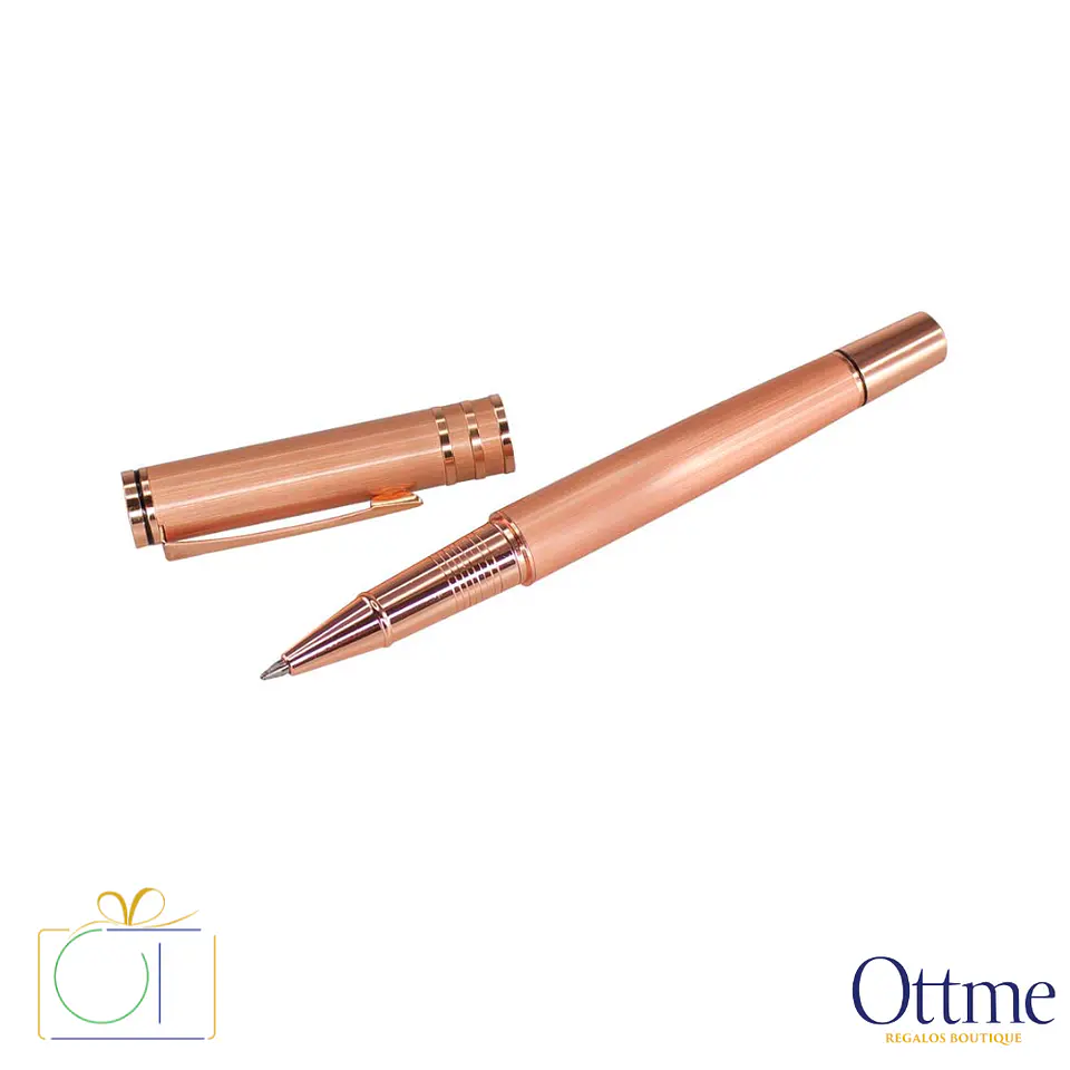 Roller Pen Metálico Encobrizado Personalizable 1