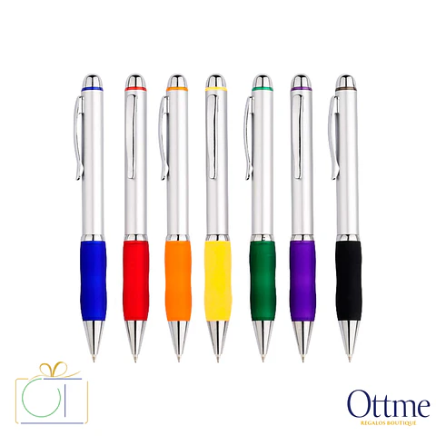 Bolígrafo Plástico Qasar Silver Personalizable